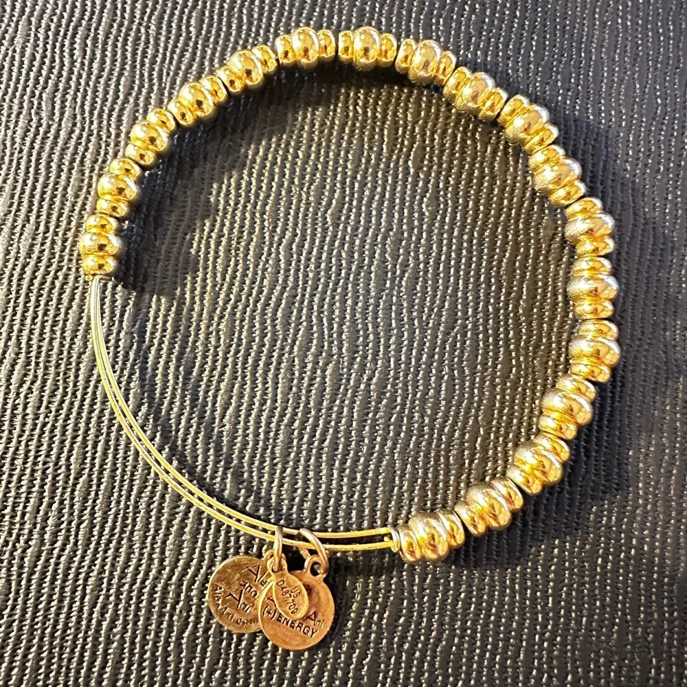 Alex and Ani Gold Beaded Bracelet - Picture 1 of 1